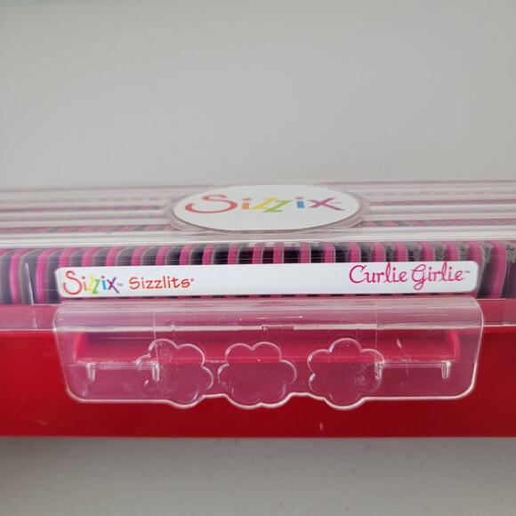 Sizzix Sizzlits Die Cut Alphabet Set Curlie Girlie Scrapbooking Paper Artist - Picture 3 of 5